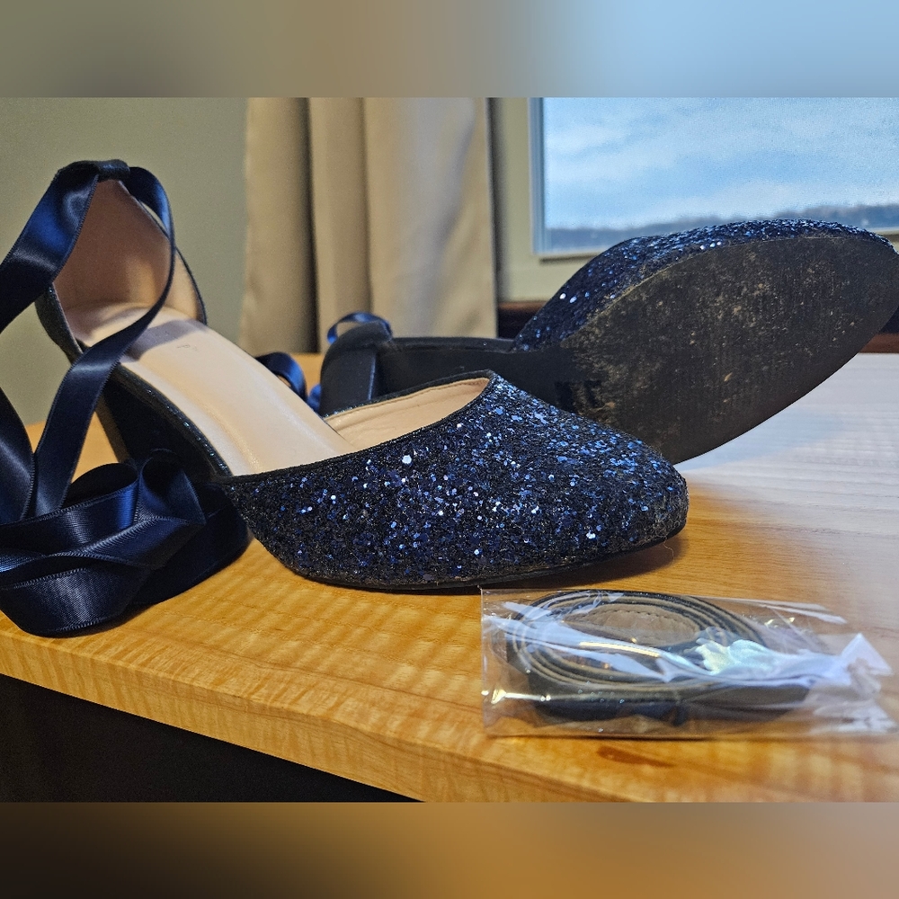 Navy spark shoes